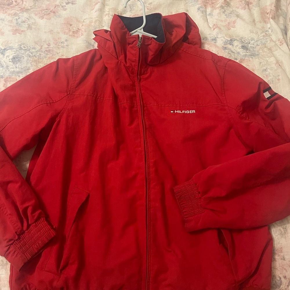 Tommy Hilfiger Men's Vibrant Red Windbreaker